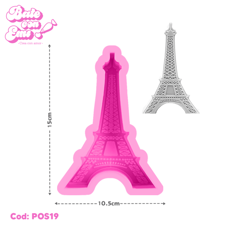 Zixiang I Love Paris - Juego De 4 Moldes De Silicona Para Fondant, Avión, Torre Eiffel, Caniche De Viaje, Para Decoración De Pasteles, Pasta De Goma, Chocolate, Caramelo, Arcilla Polimérica