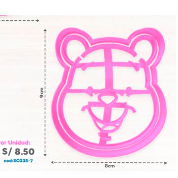 SC035 - 7 WINNIE POOH - POOH CABEZA