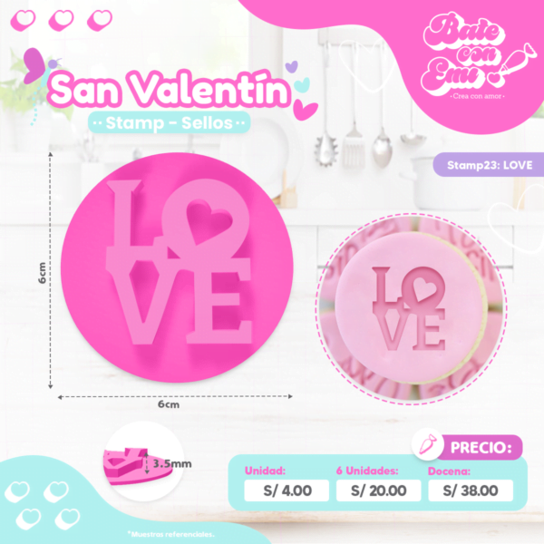 STAMP23 - SELLO - LOVE