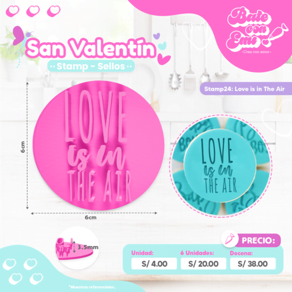 STAMP24 - SELLO - LOVE IS IN THE AIR