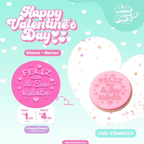 STAMP243- FELIZ DIA DE SAN VALENTIN