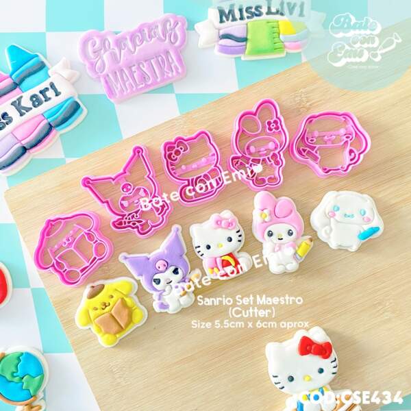 CSE434 - SET HK CUPCAKES 5  / DIA DEL MAESTRO