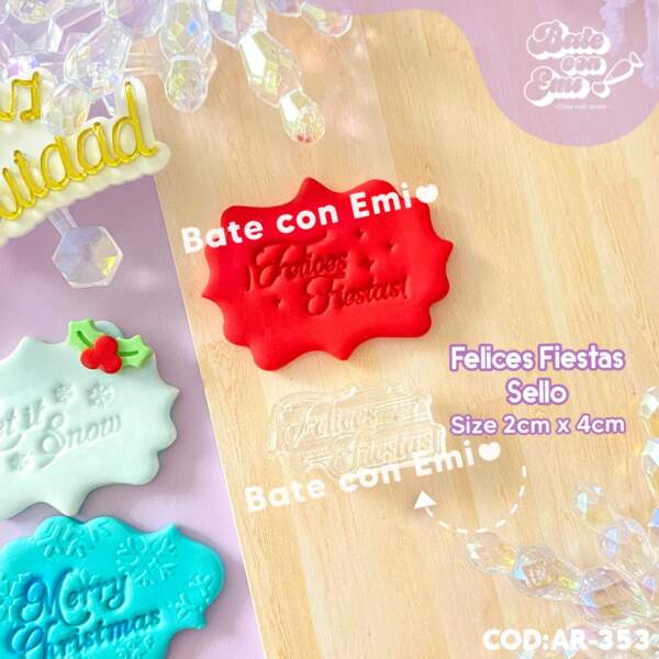 AR-353 SELLO FELICES FIESTAS