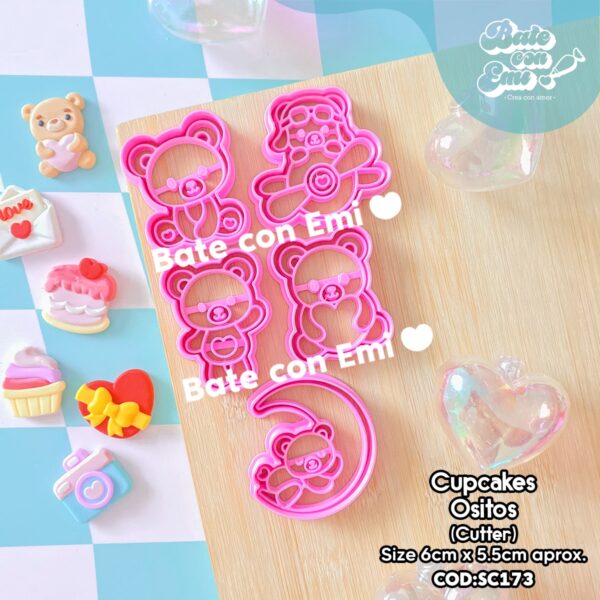 SC173 – SET CUPCAKES OSITOS