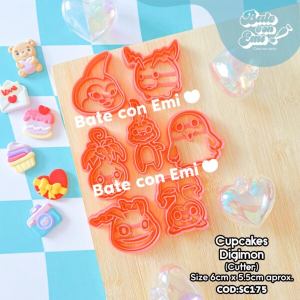 SC175 – SET CUPCAKES DIGIMON