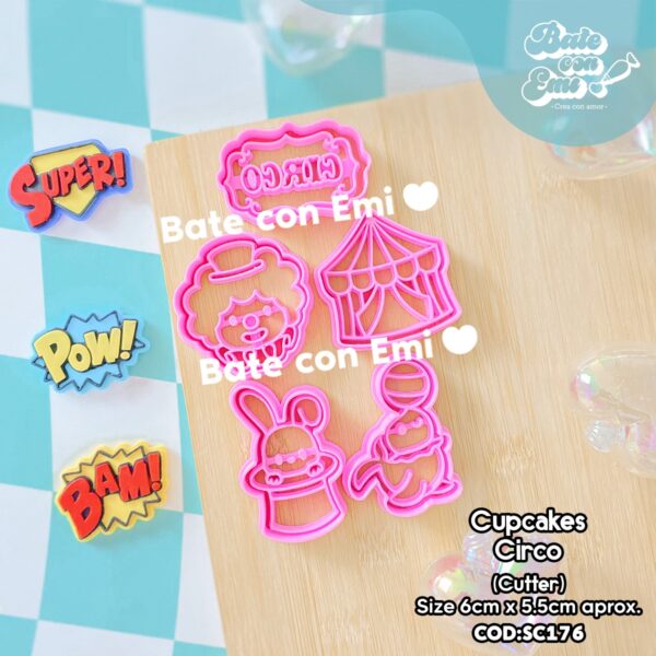 SC176 – SET CUPCAKES CIRCO