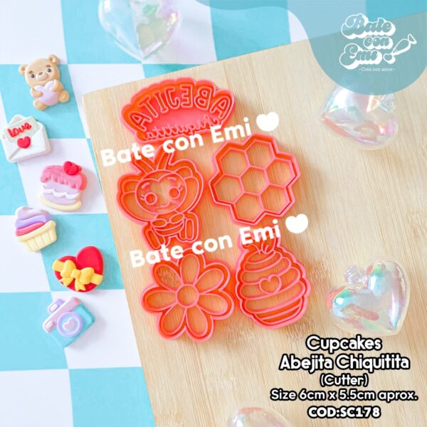 SC178 – SET CUPCAKES ABEJITA CHIQUITITA