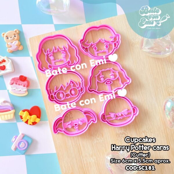 SC181 – SET CUPCAKES HARRY POTTER CARAS