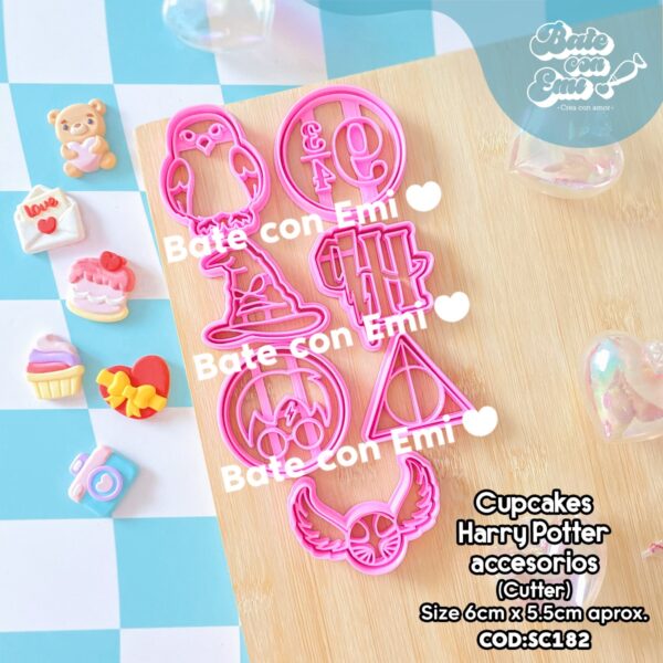 SC182 – SET CUPCAKES HARRY POTTER ACCESORIOS