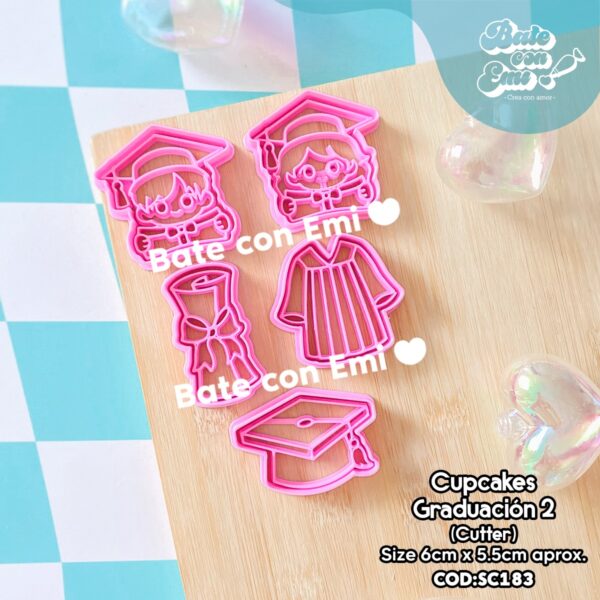 SC183 – SET CUPCAKES GRADUACIÓN 2