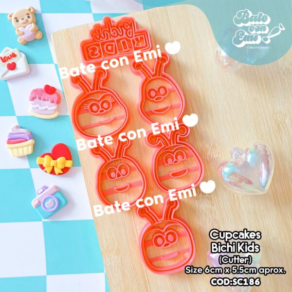 SC186 – SET CUPCAKES BICHI KIDS